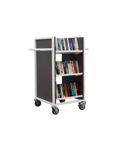 Cantilibra™ 6 Sloping Shelf Slimline Book Trolley