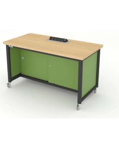 Akira™ WorkBench Elite - Kiwi Green/Vincenza Oak