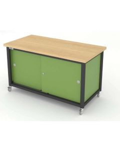 Akira™ StorageBench - Kiwi Green/Vicenza Oak