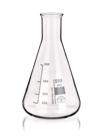 Simax Conical Flask, Narrow Mouth, 100 mL