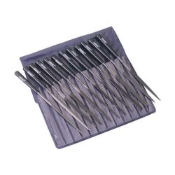 Draper Needle Files Second Cut 140mm Set of 12