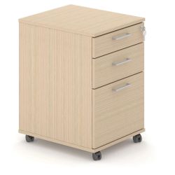 Tall under desk pedestal 2 personal drawers and 1 filling draw