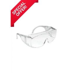 Spectacles, Overspec, Clear Lenses, Clear Frames, Pack 10