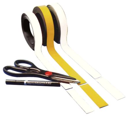 Magnetic Easy-Wipe Strip White 20mm X 10m