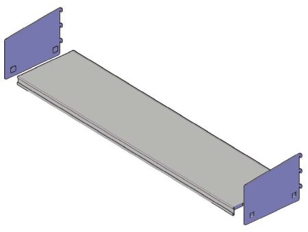 Cantilibra Flat Shelf & Brackets Kit