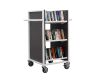 Cantilibra™ 6 Sloping Shelf Slimline Book Trolley