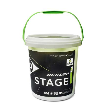 Dunlop Mini Tennis Ball - Green - 60 Bucket