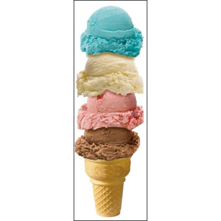 Ice Cream Cone Bookmarks Pk/200