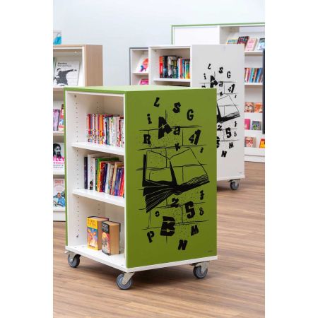 Everna™ Motion D/S Bay Graffiti Wall H1200mm - Kiwi Green