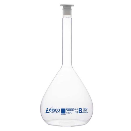 Volumetric Flask, Class B, 5000 mL