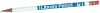 Library Pencil White/Blue Imprint Pk/144