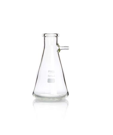 Pyrex B�chner Flask, Plain Side Arm, 500 mL