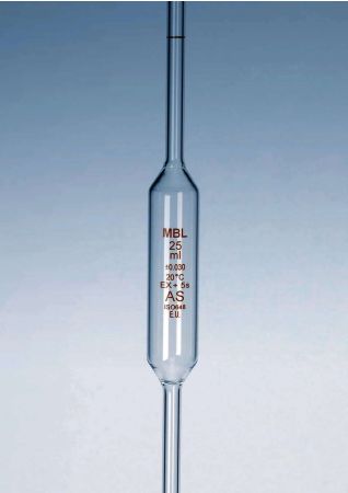 Bulb Pipette, Class AS, 25 mL