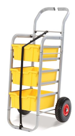 Rover Trolley, 3 Deep Sunshine Yellow Trays