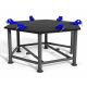 Craftwork Bench - Hexagonal (1600mm) - Phenolic Top - 6 x Metalwork Vices