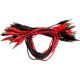 Crocodile Lead Pack, Red & Black