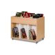 Everna™ Discovery High 6 Bay Mobile Browser - Vicenza Oak/White Inserts