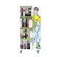 Everna™ Mobile Graphic Novels Tower H1400mm - Kiwi Green Shelves