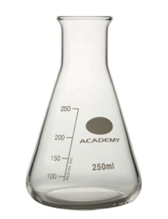 Conical Flask, Narrow Mouth, Academy, 100 mL