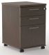 Tall under desk pedestal 2 personal drawers and 1 filling draw