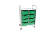 Callero Plus Trolley, 8 Deep Grass Green Trays