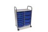 Callero Plus Trolley 8 Shallow & 4 Deep Royal Blue Trays