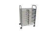 Callero Plus Trolley 8 Shallow & 4 Deep Translucent Trays