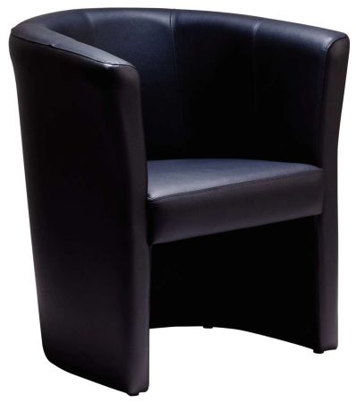 London Reception Chair - Black