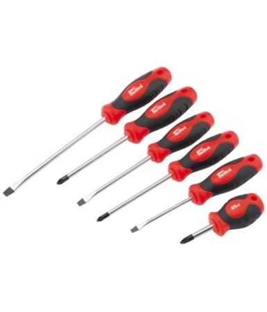 Draper Soft Grip Screwdriver Set of 6