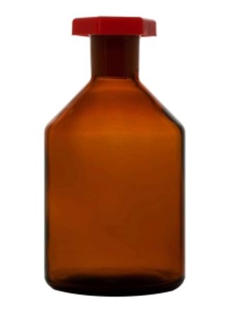 Timstar Amber Glass Reagent Bottle With Plastic Stopper