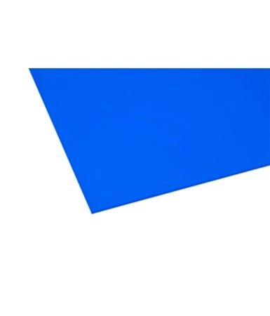 Cast Acrylic Sheet Opaque Blue 1000 x 600 x 3mm