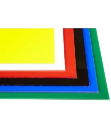 Cast Acrylic Sheet Opaque Assorted 1000 x 600 x 3mm