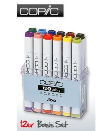 Copic Marker 12 Piece Basic Set