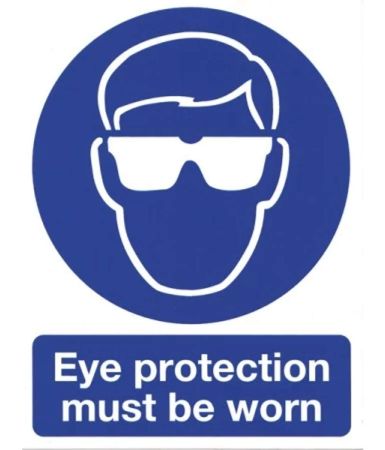 Eye Protection Safety Sign