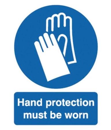 Wear Gloves Safety Sign