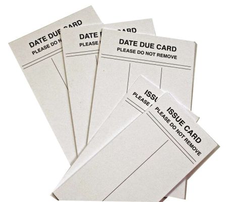 RF Date Due Card Pk 100