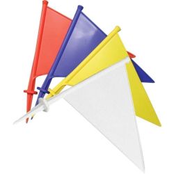 Plastic Boundary Flags