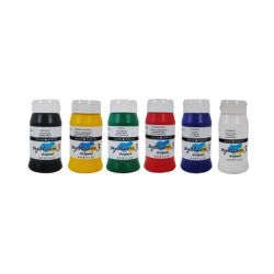 System 3 Acrylic Paint 500ml Set of 6