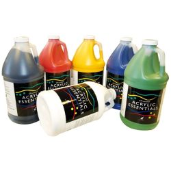 Acrylic paint assorted colours 500ml