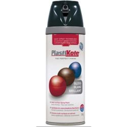 Plastikote Twist & Spray Paint Super Gloss Black 400ml