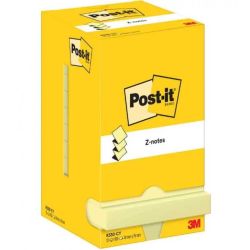 Pastel Yellow Post-It Notes 76 X 76mm - Pk/12