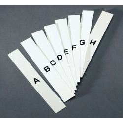 Plastic Labels A-Z for Scandon Index Blocks