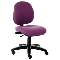 Tamperproof adult workstation chair adjustable seat back