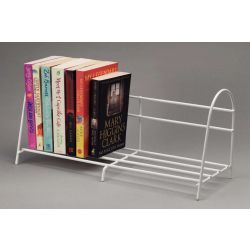 Wire Book Rack - White