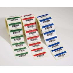 Coloured Barcode Labels H22 x W51mm Pack 500