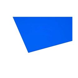 Cast Acrylic Sheet Opaque Blue 1000 x 600 x 3mm