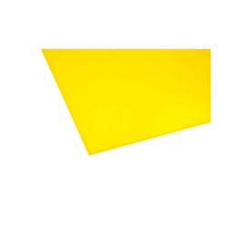 Cast Acrylic Sheet Opaque Yellow 1000 x 600 x 3mm