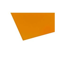 Cast Acrylic Sheet Opaque Orange 1000 x 600 x 3mm