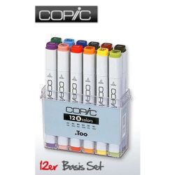 Copic Marker 12 Piece Basic Set