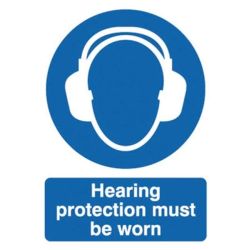 Ear Protection Safety Sign